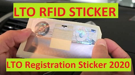 lto rfid sticker validity|lto radio frequency sticker.